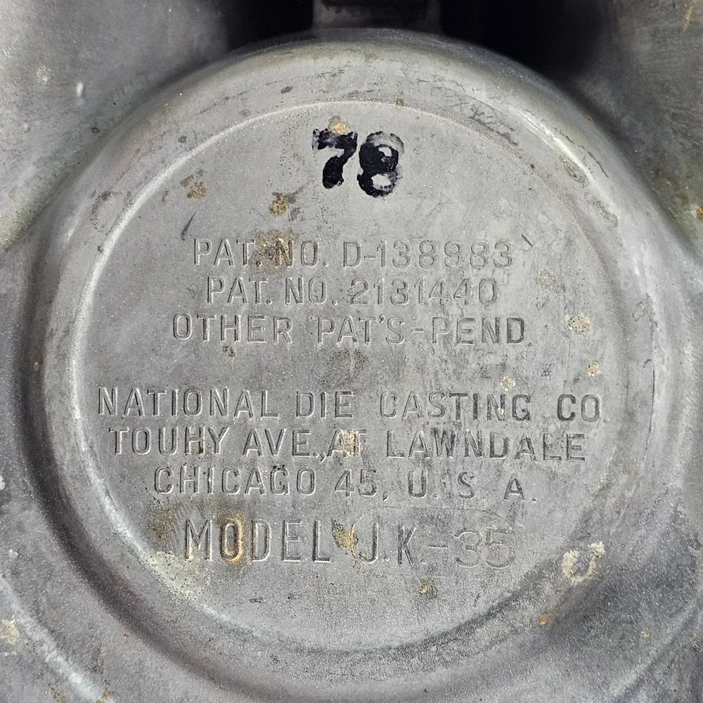 Vintage Juice King JK-35 Manual Citrus Press Juicer National Die Casting Co.